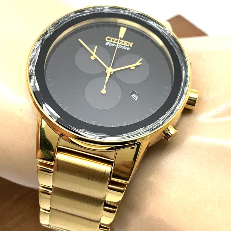 Citizen Eco-Drive Gold-tone Men's Watch- AT2242-55E